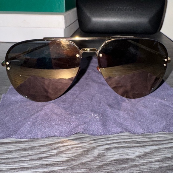 Celine Accessories - Celine Aviator Mirrored Sunglasses